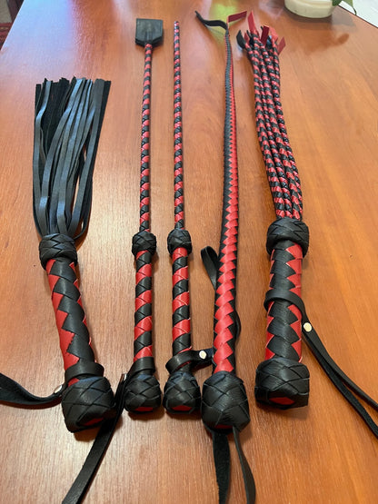 Leather Floggers Set